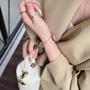 GT2秋冬新款 适用华为GT6表带GT5新款 智能GT5pro皮GT4小众GT3女款