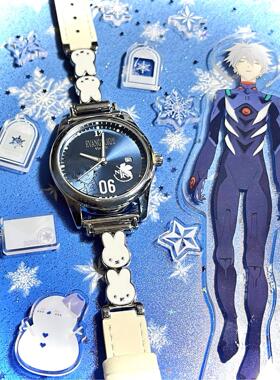 新世纪EVA福音战士薰动漫手表男女士表带潮流智能表表带