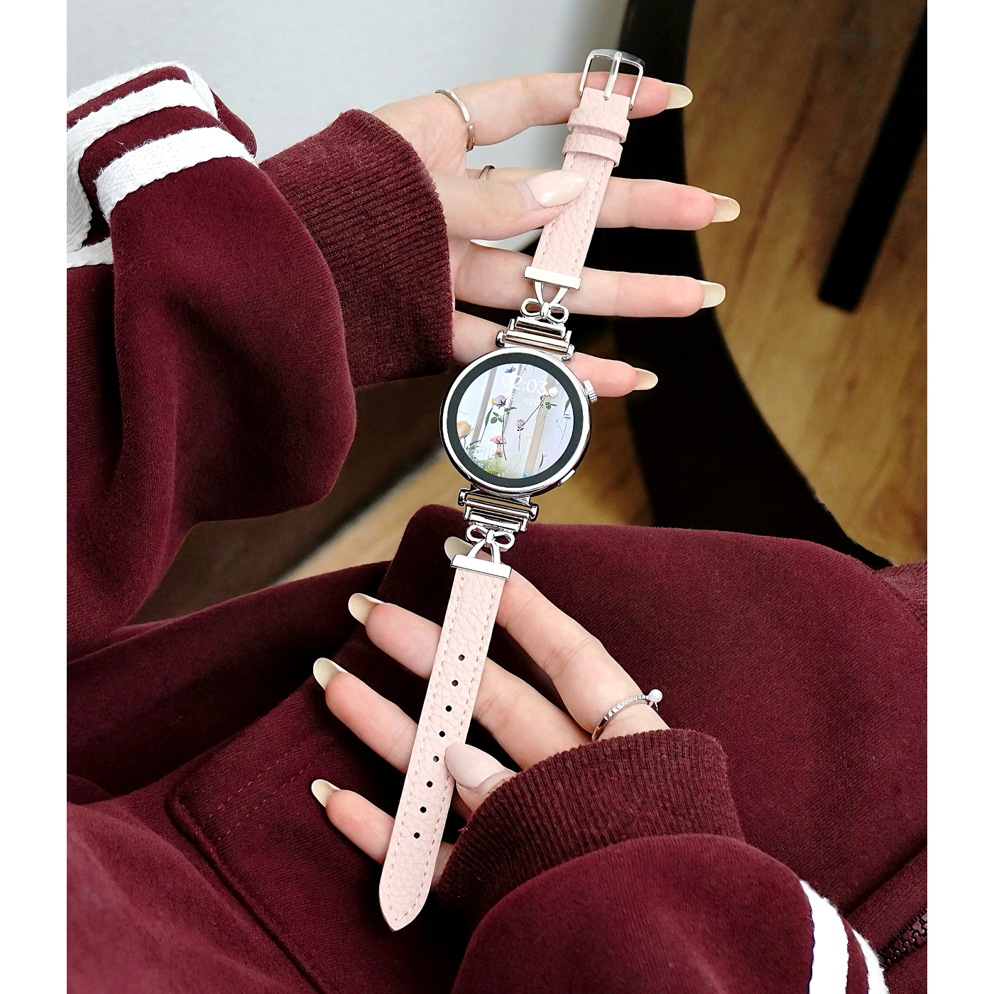 适用华为watch 5华为女款运动手表watch4pro皮质表带华为gt4手环华为gt5表带