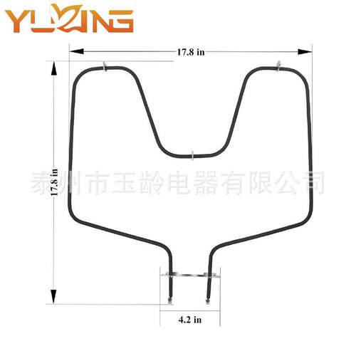 WB44K10005240V2585W烤箱电加热管发热管加热元件