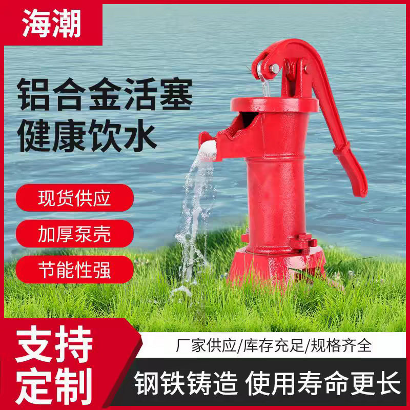 老式压水井手动摇水泵水井压水器手压式家用抽井头手幼儿园压水井