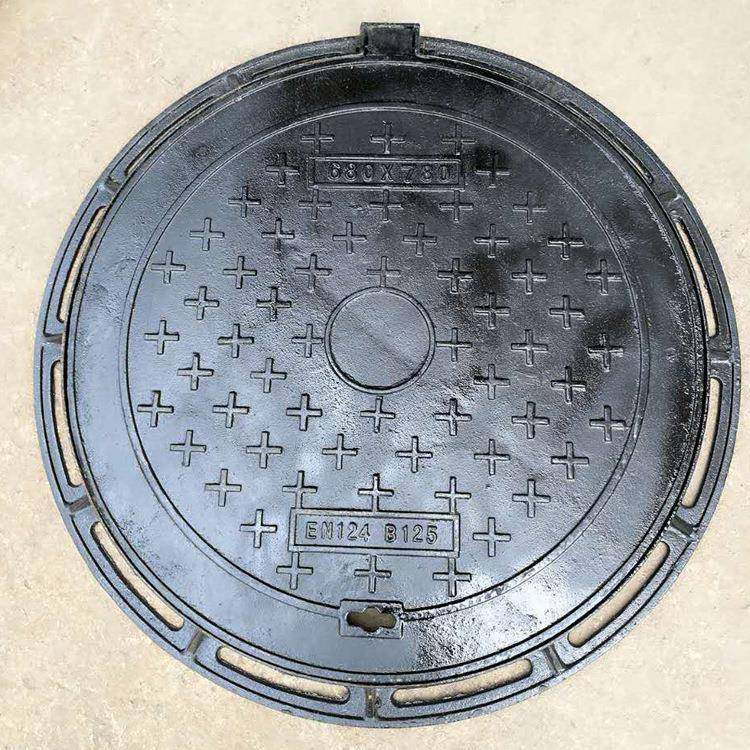 球墨铸铁井盖680*780电力通讯井盖圆形雨水排污轻型A15铸铁井盖,基础建材,井盖,淘宝优惠券,粉丝福利购,淘宝优惠卷