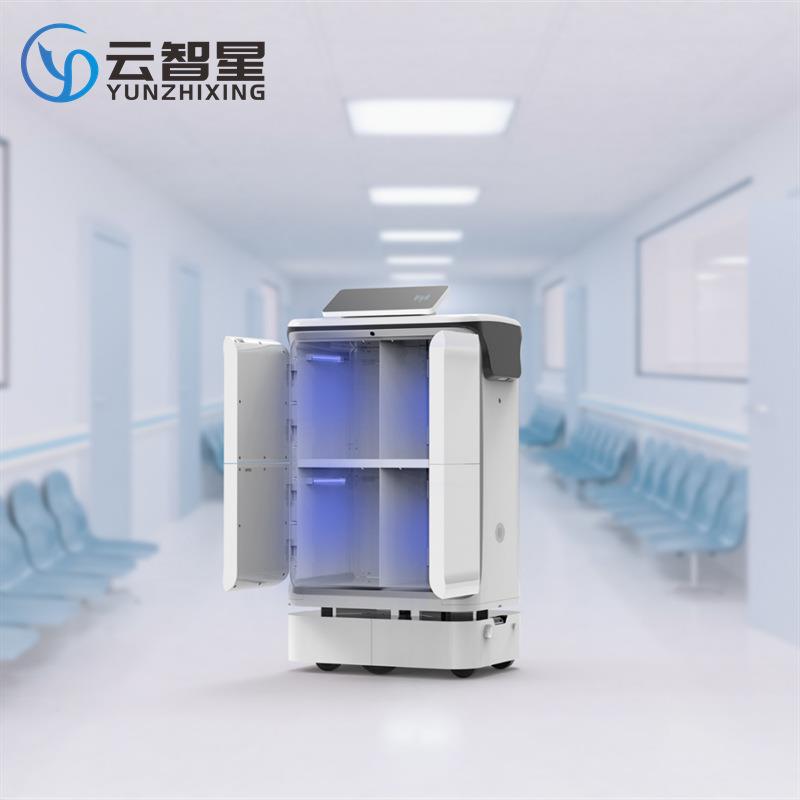 医院药品物流配送机器人医院运输送配送智能服务机器人自动充电