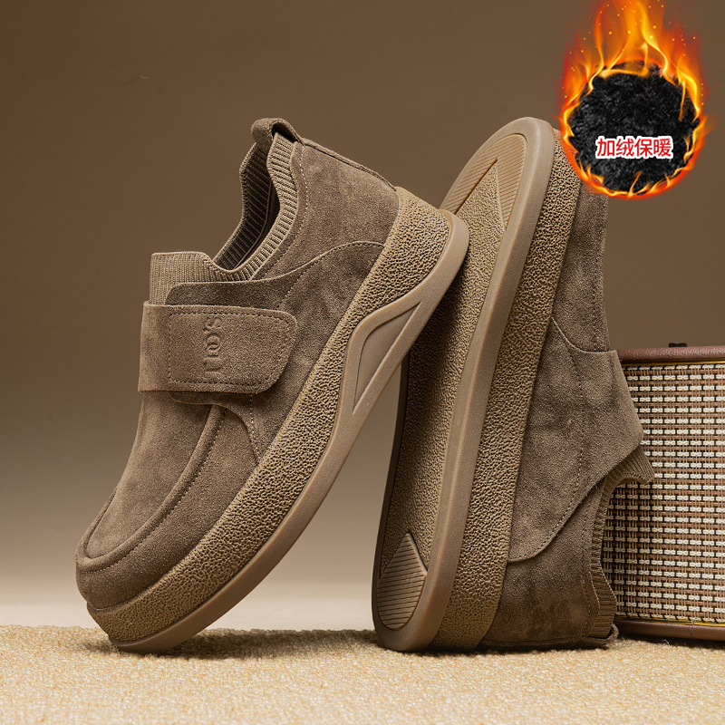 勃肯男鞋冬季休闲运动软底增高鞋