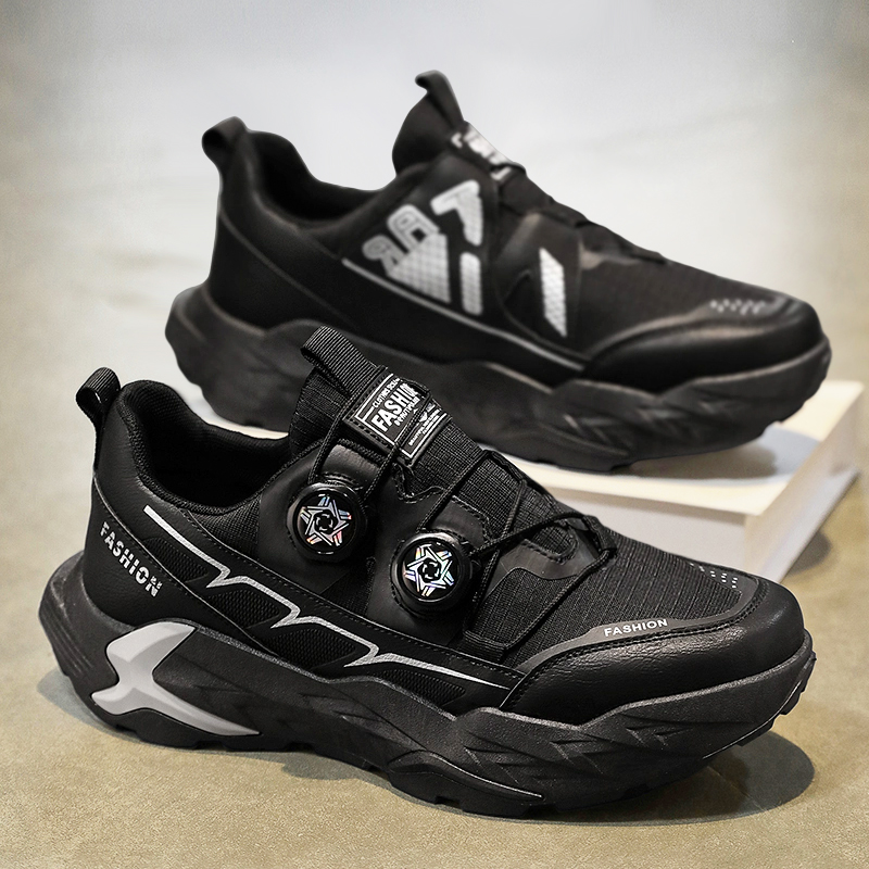 旋转纽扣男鞋秋季2025新款