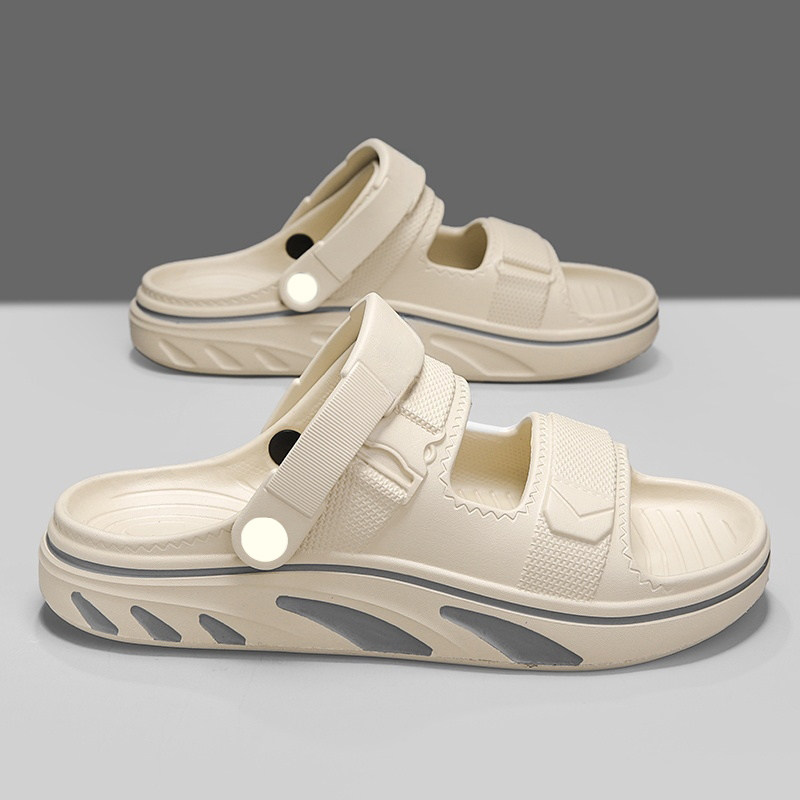 凉鞋男款2026新款夏季外穿防滑防臭两用沙滩休闲户外开车拖鞋男式