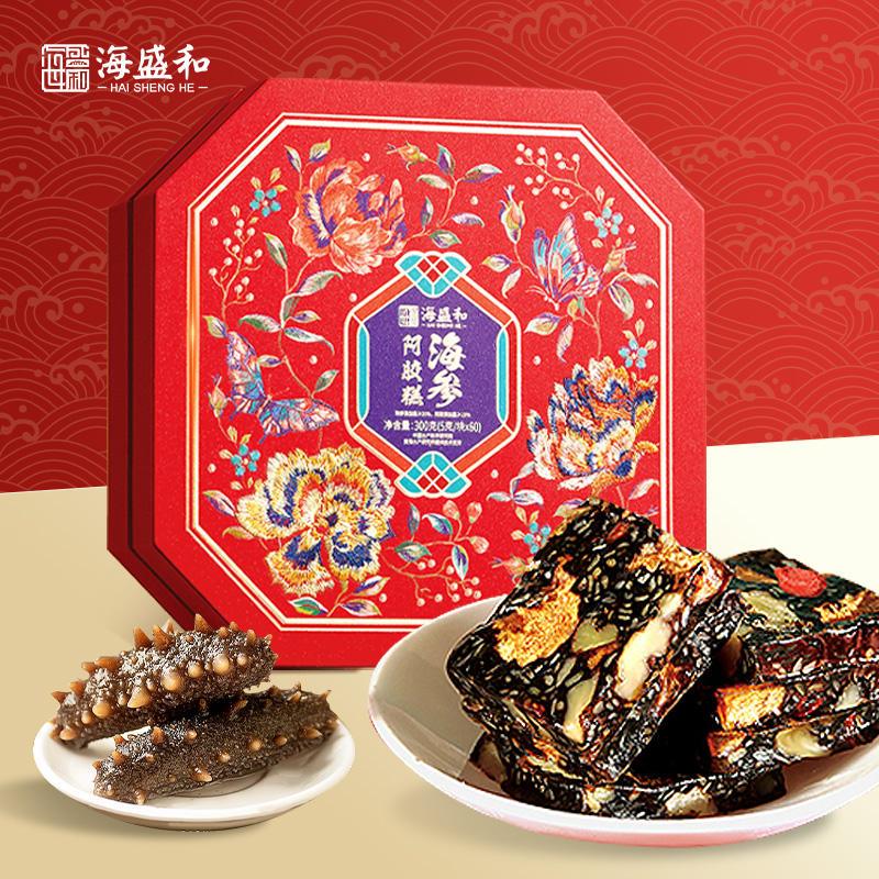 【馈赠好礼】海盛和海参阿胶糕300g阿胶固元膏正品东阿县驴皮