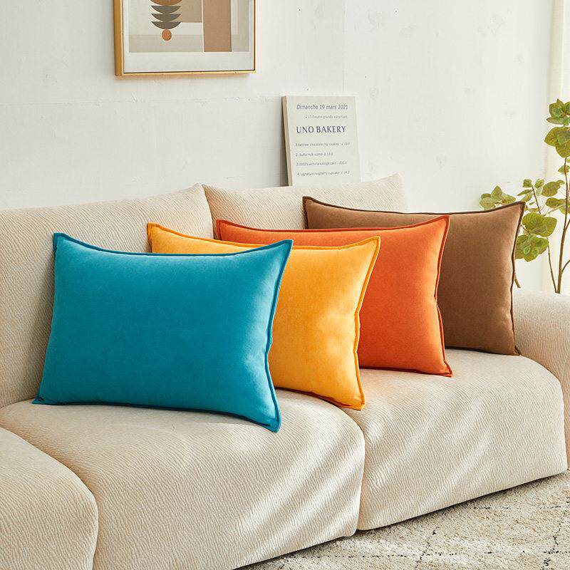 防猫抓长方形抱枕套客厅沙发靠垫大尺寸床头靠背垫套定制网红腰枕