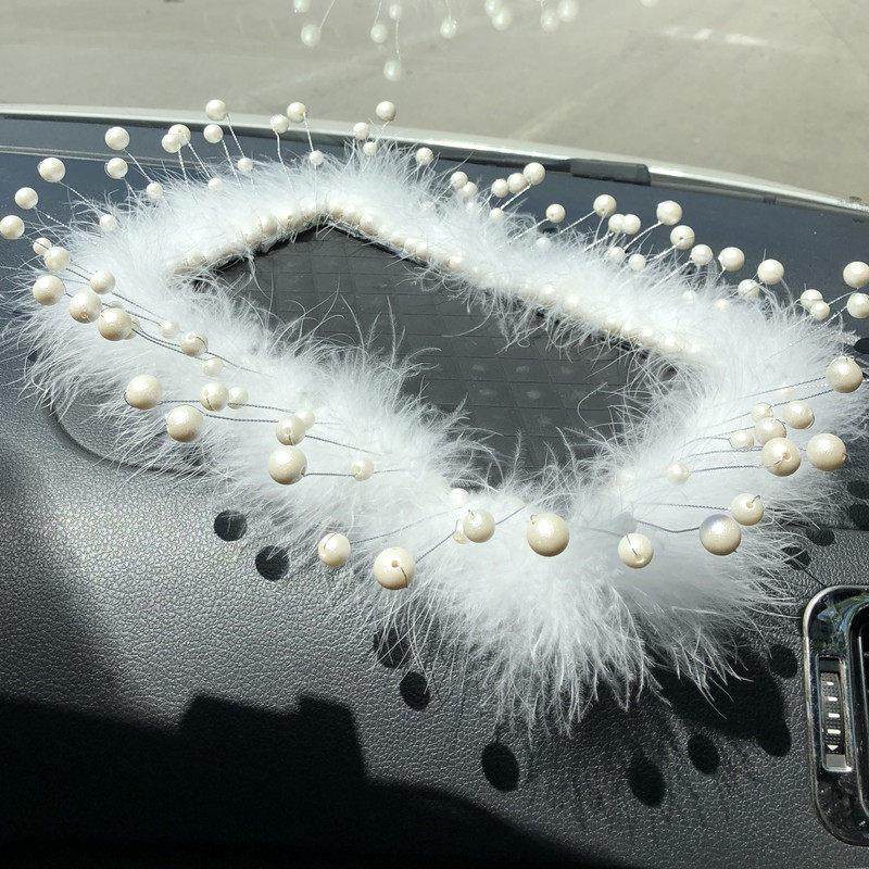 可爱汽车摆件羽毛防滑垫纸巾盒车载抽纸盒车用垫手机垫车内装饰品,汽车用品/电子/清洗/改装,防滑垫/防护垫,淘宝优惠券,粉丝福利购,淘宝优惠卷