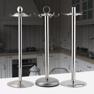 喜诗品质厨房置物架 厨具炊具架子 收纳架 锅铲架 不锈钢旋转挂架