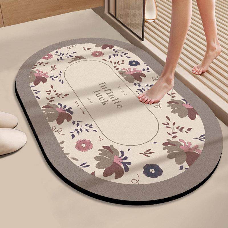 卫生间地垫浴室防滑垫厕所门口吸水洗手间速干脚垫硅藻泥卫浴地毯,居家布艺,家用脚垫,淘宝优惠券,粉丝福利购,淘宝优惠卷