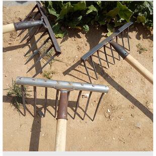 农具铁耙农用耙八九齿耙子钉耙泥耙松土翻土耙整地平地锄头平土