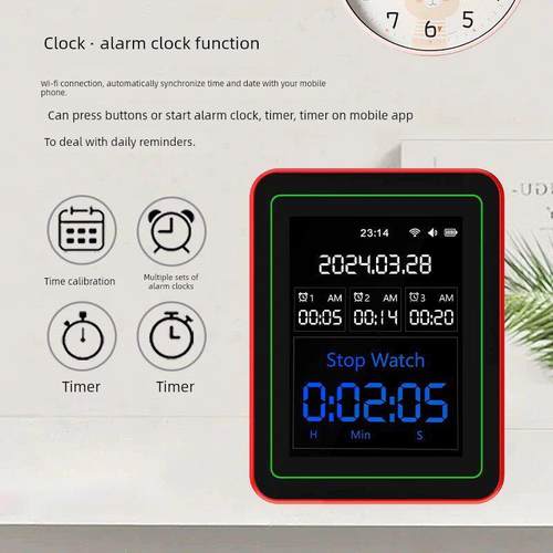 15合1家用甲醛检测仪Pm2.5 Pm10颗粒物监测Co二氧化碳检测仪Aqi