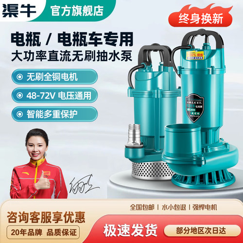 【超大流量】灌溉无刷直流潜水泵