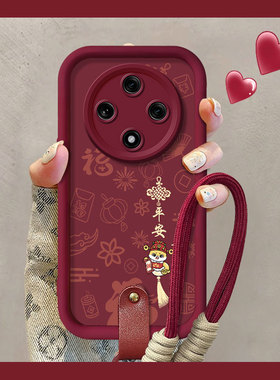 适用OPPOA3 5G手机壳A3活力版新款A3i红色A2Pro平安喜乐A2x网红A32专用A11情侣款A55硅胶保护套A57防摔软壳