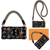 适用OPPOFindX8手机壳X8S K11全包防摔四角挂绳壳 爆款 格纹猫咪X7ultra新女款 OPPO高级感Find可爱卡通K12时尚