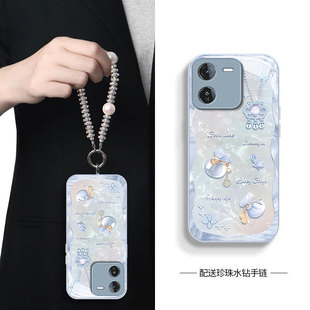 適用iQOOZ9tubro Z8x時尚 好運福袋iQOOZ7女款 iqooz6國風iqooz5金屬玻璃Z3全包防摔保護套 手機殼Z9tubro新款