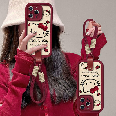 适用苹果16promax手机壳新款iphone15pro硅胶14猫咪蝴蝶结13卡通女12公仔11挂绳xsmax高级8plus镜头7p全包潮