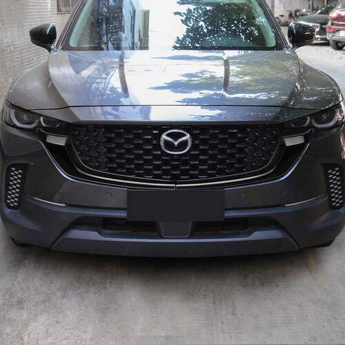 适用于24款马自达cx-50中网侧饰条MAZDA行也前脸中网饰条加装
