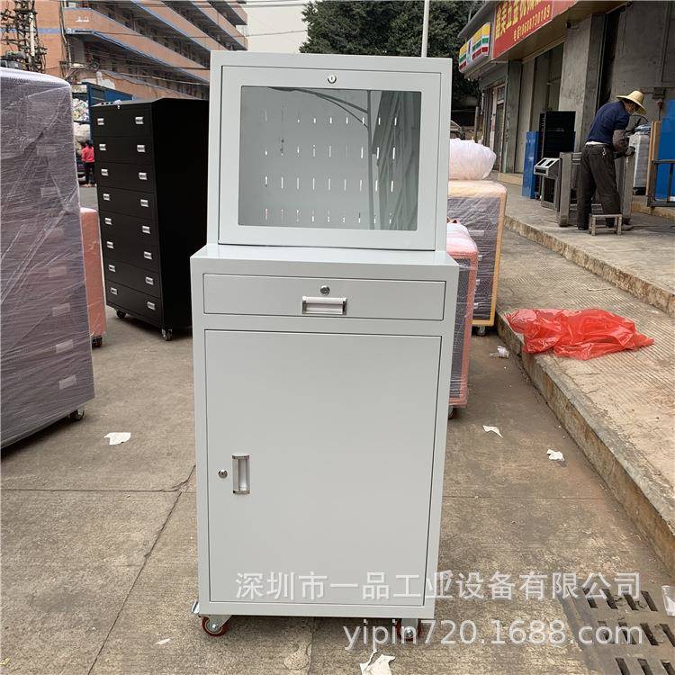 供应东莞钢制电脑操作柜深圳移动PC电脑控制柜一品电脑机箱机柜