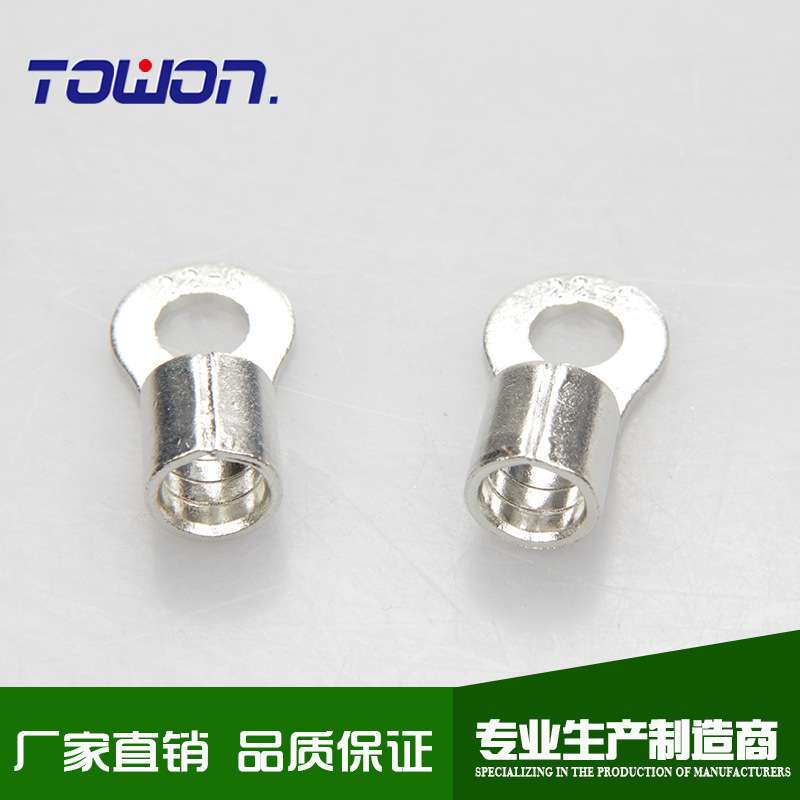 供应直销优质RNB2-3圆形裸端子 环形铜线耳 冷压端子 铜鼻子