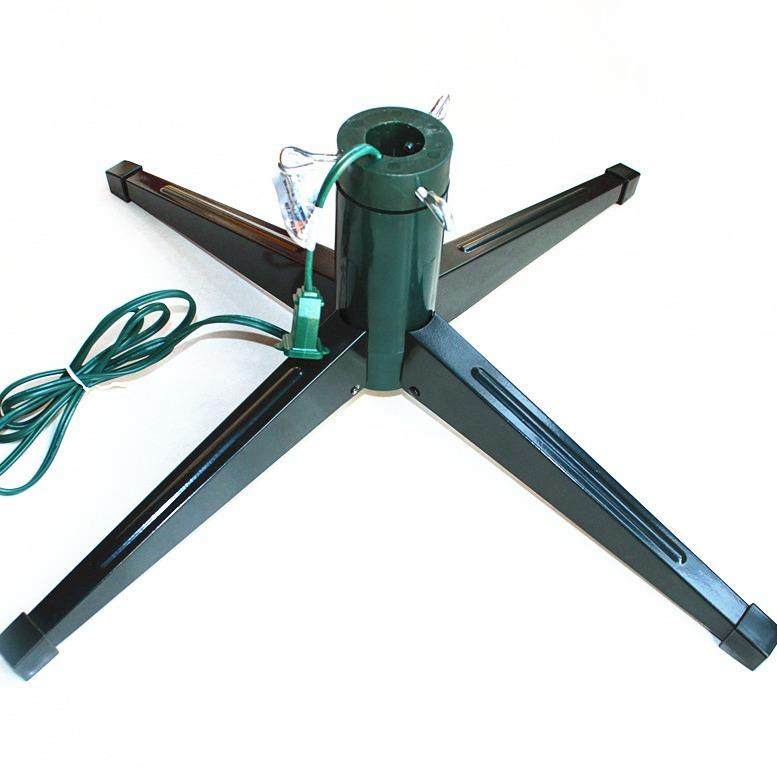 圣诞树电动旋转底座树脚支架铁脚可自由控制转向口径可调节