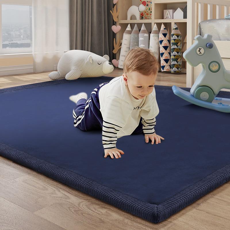 抽条宽包边加厚海绵地毯儿童飘窗阳台客厅床边榻榻米垫子宿舍床垫