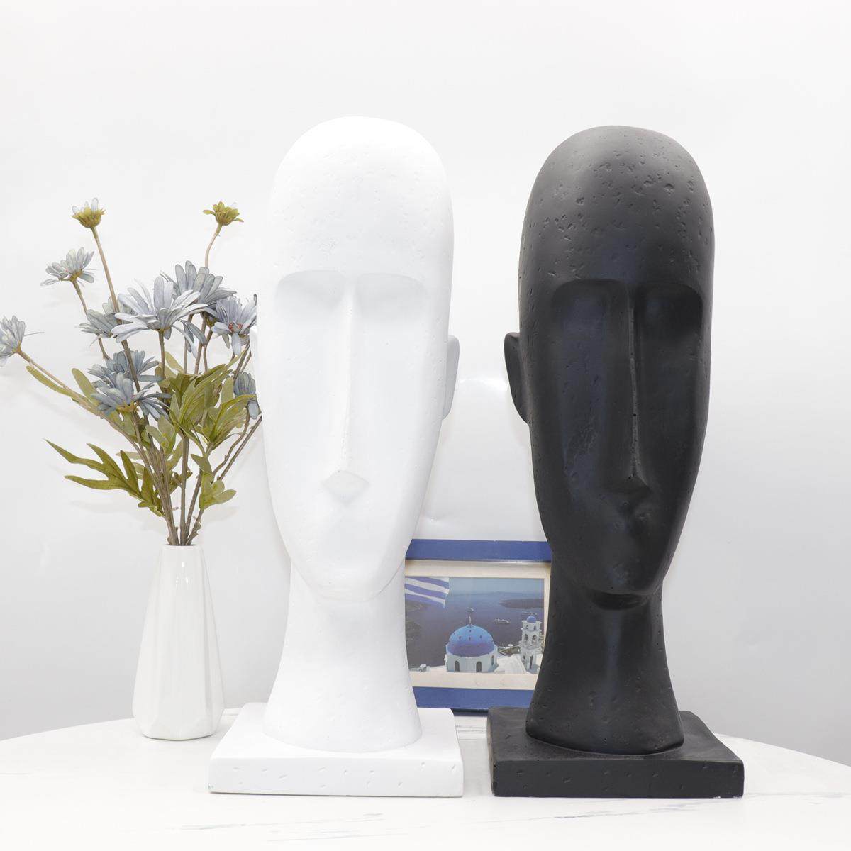 现代简约酒店别墅大堂端景台人面雕塑摆件样板房创意家居软装饰品,畜牧/养殖物资,畜牧/养殖器械,淘宝优惠券,粉丝福利购,淘宝优惠卷
