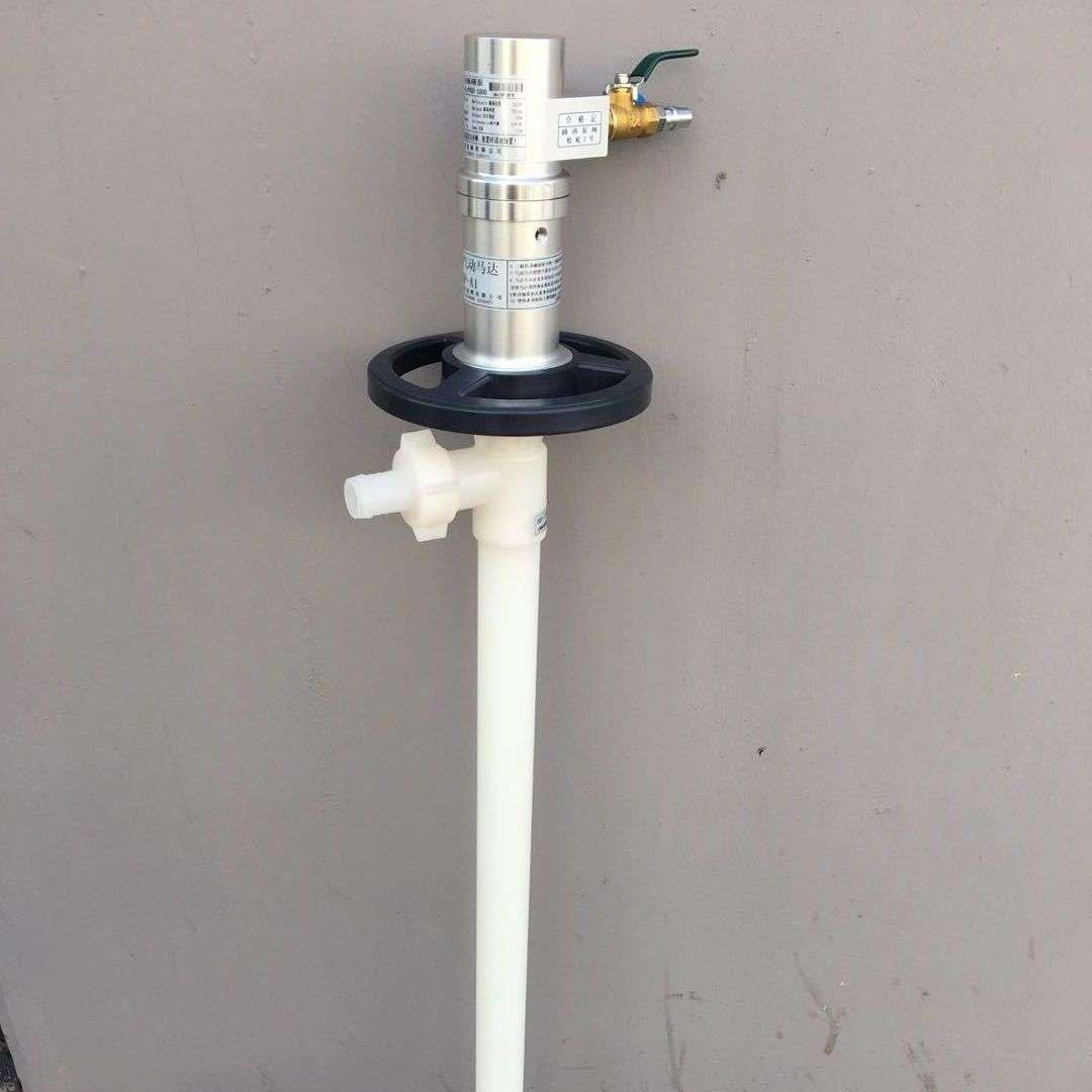 供应HP-A1+PVDF-700防爆气动插桶泵耐腐蚀气动手液泵化工油桶泵