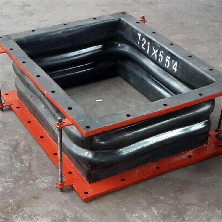 FVB型风道橡胶补偿器FUB型烟风道减震矩形风道圆形烟道膨胀节