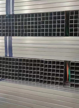 极速S350S390锌铝镁方管矩形管光伏支架管锌铝镁2W75g方矩管