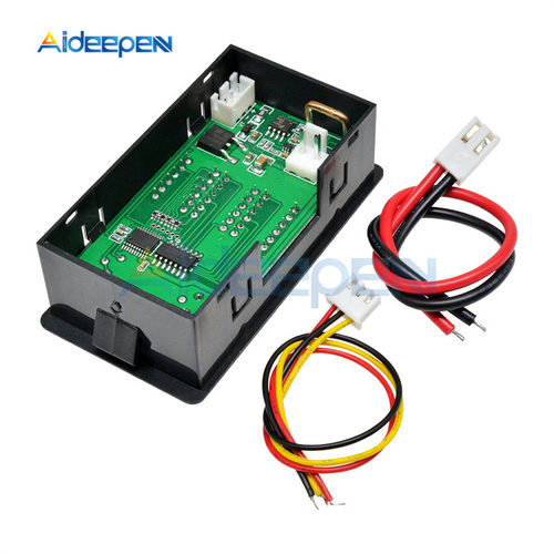 极速DC 100V 10A 1000W Digital VBoltmeter Ammeter Wattmeter 4