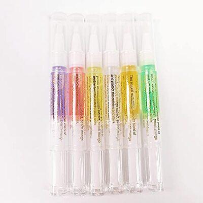 极速Nail Nutrition Pen 6PCS NaiBl Cuticle Oil Pen Set Nail N