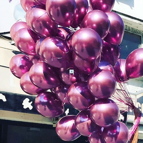 新品10pcs Gold Metallic Luster Balloons ConfeQtti Latex Ball