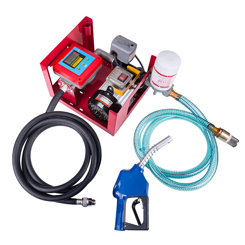 极速12v24v220V车载小型加油机E电动抽油泵大流量柴油泵全自动电