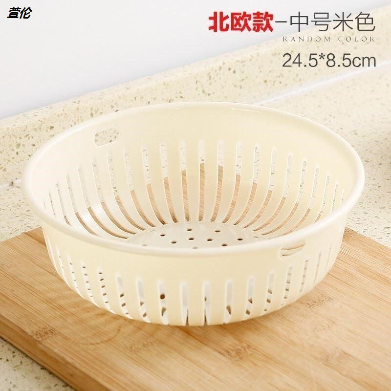 极速.。塑料兰子 洗菜篮菜蓝子 家用I厨房用品菜篓子镂空沥水框漏
