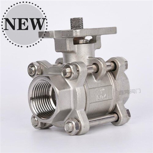新品三片式球阀高平台304不锈钢z3pc丝扣焊接1寸2寸dn15V/U20/25