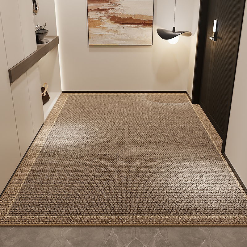 极速2023新款纯色入户门地垫y耐脏免洗进门脚垫家用门口可裁剪玄