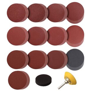 极速130Pcs Sandingn Disc Pad 2Inch Sanding Discs Pad Kit for