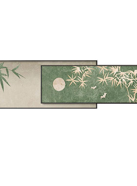 极速新中式装饰h画客厅沙发背景墙挂画茶室办公室大气壁画卧室床