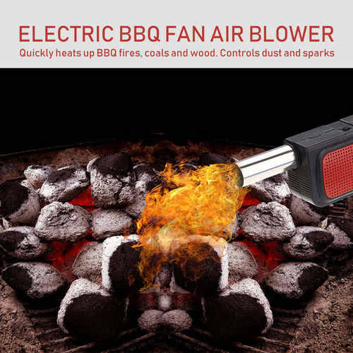 新品Handheld Electric BBQ Fan Air Blower 适P用于 Outdoor Cam