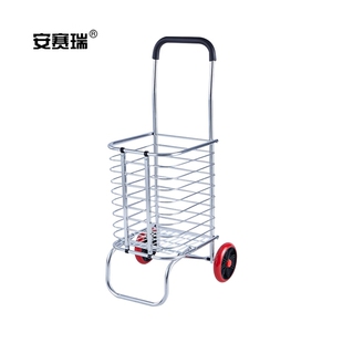 极速手拉折叠购物车 推车 2轮 2C00062 铝合金超市拉z货行李可携式