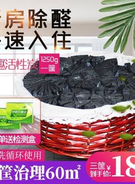 极速黑趣专业净化j空气活性炭除甲醛室内木炭吸味竹炭包新房装修