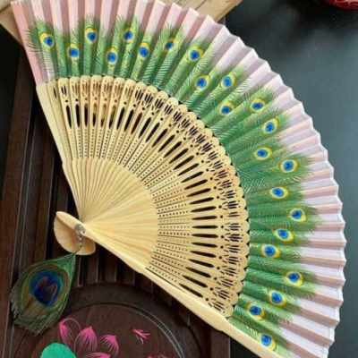 极速厂销镂空夏天便携女式小巧折扇F子夏扇子扇家用夏季中式日用