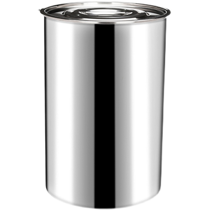 极速无磁不锈钢水桶 加厚高锅商用油桶带J盖子圆桶 大容量储水饭