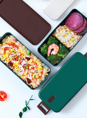 极速1100ml High Capacity Lunch Box 2 LayKer Food Grade Plast