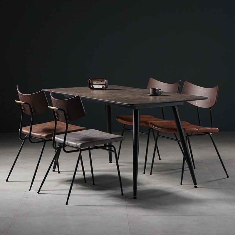 极速北欧长方形餐桌设计师小户型白色现代简约O实木方桌正方形洽