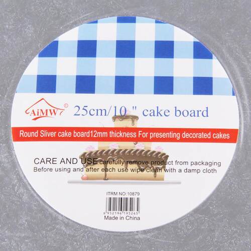 极速*5 Sizes Round Cake Display Board StKand Holder Strong B