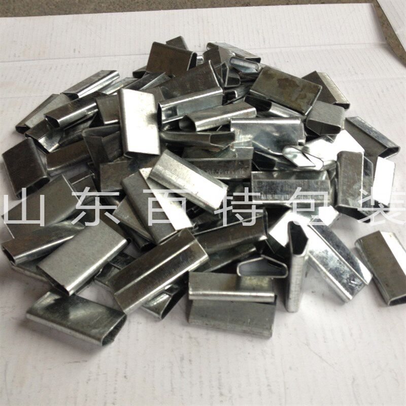 极速特价19mm 铁皮打包扣钢带专D用扣 镀锌扣 筒扣 手动钳夹扣