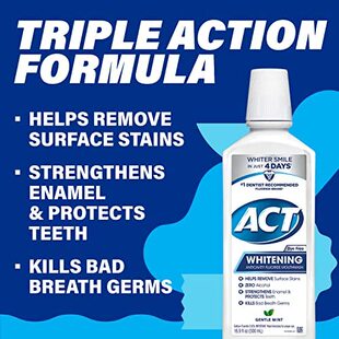 极速ACT Whitening + Antitcavity Fluoride Mouthwash 16.9 fl.